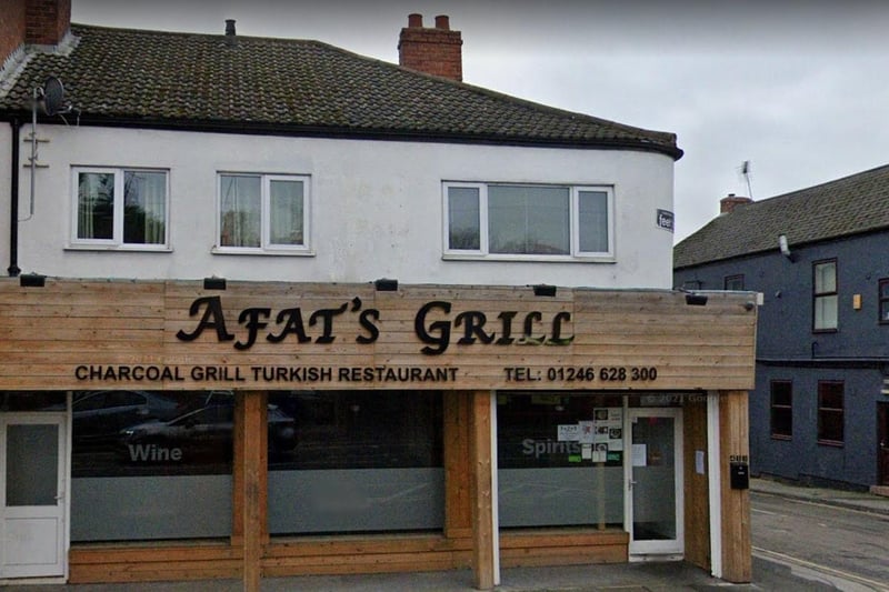 Afat's Grill on Sheffield Road in Whittington Moor is placed at number 2 on the Tripadvisor website.