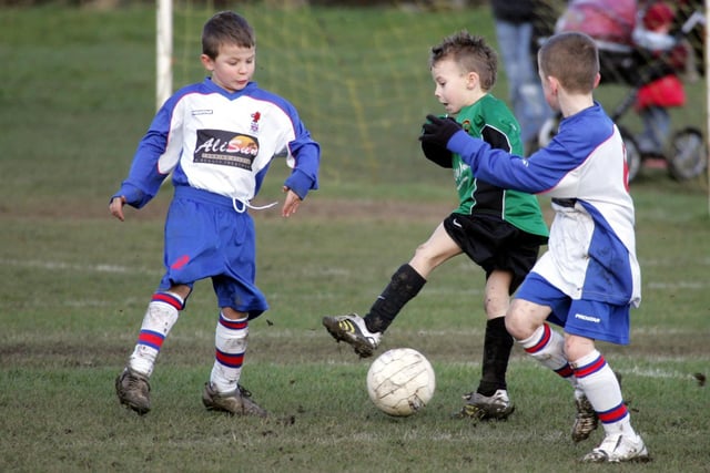 Junior football at Monkton in January 2007. Did you take part?