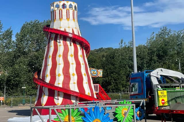 The rides at Meadowhall Summer Beach Club in Sheffield, which is due to open on Friday, July 21, will include a helter-skelter and a rollercoaster.