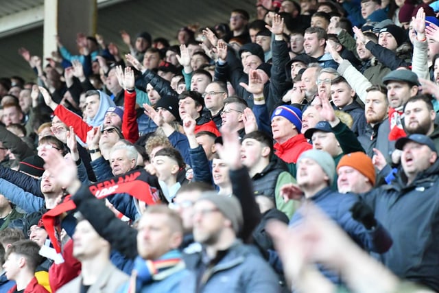 Sunderland fans show their support for Lee Johnson's team.