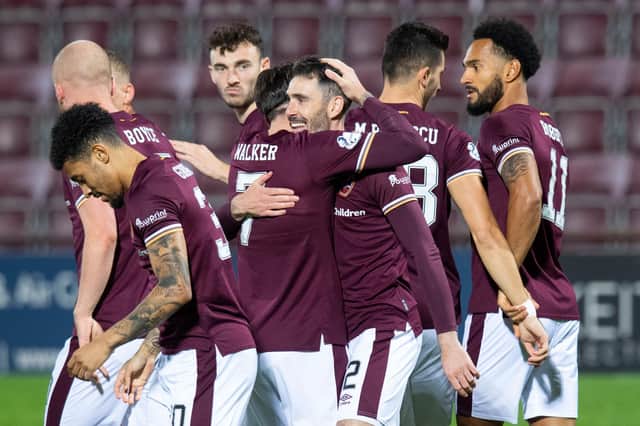 There were a number of star performers for Hearts against Dundee. Picture: SNS