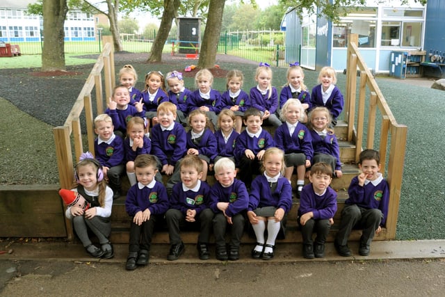 Year R Starters 2021 Padnell Infant School Padnell Ave Waterlooville - Rabbits Class. Picture: Alice Mills