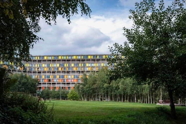 Park Hill flats in Sheffield - plans for a fourth stage of the development by Urban Splash have angered current residents because of the threat to green spaces to create more parking. (Photo courtesy of the Local Democracy Reporting Service)