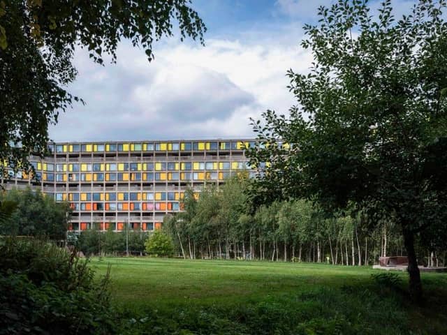 Park Hill flats in Sheffield - plans for a fourth stage of the development by Urban Splash have angered current residents because of the threat to green spaces to create more parking. Picture: LDRS