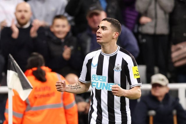 The Paraguayan is playing his best football at Newcastle. His stunning goal versus Everton was his fifth of the season. 