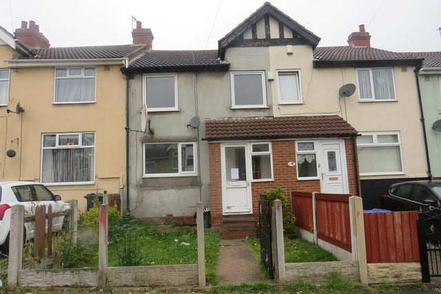 This house in Edlington has three bedrooms and is listed for £70,000.
