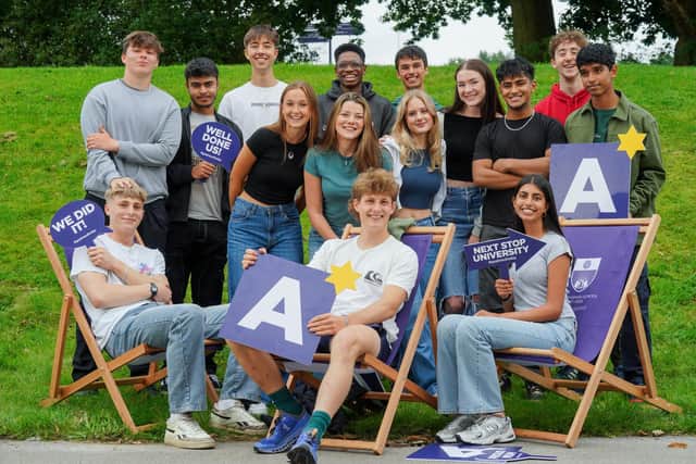 More than 60 students (36%) at The Grammar School at Leeds achieved top grades of three As or more, and six achieved at least three A*s.