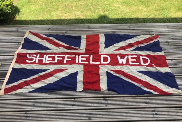 Andrew Lilley has taken this Union Flag on his travels following Wednesday since 1980.