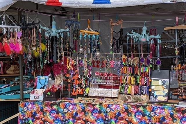 A craft stall is an eye-catching attraction at Americana Day.