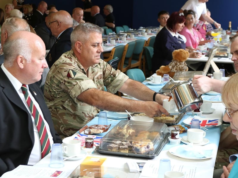 The event welcomed veterans and serving military of all ages.