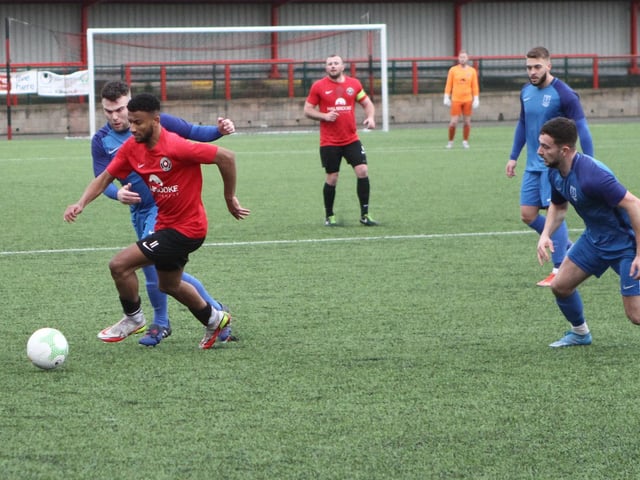 Ben Henderson in possession for Eastwood.