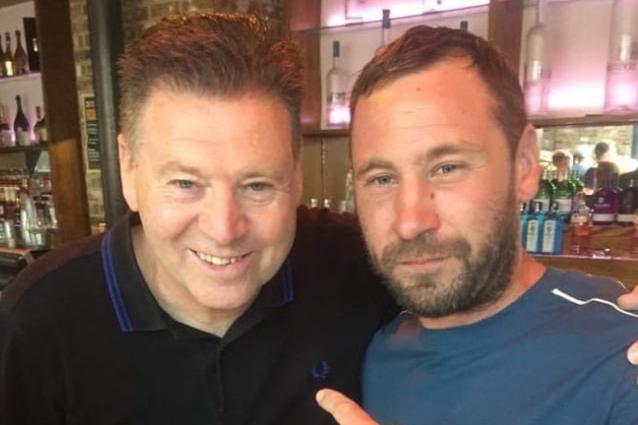 Richard Mangham shared this photo of him meeting Chris Waddle before Tramlines in Sheffield.