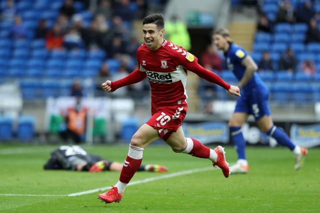 If Wilder is to utilise Boro's most successful formation this season of 3-4-1-2 then Argentine playmaker Payero will be key in providing the ammunition for Boro at the top end of the pitch. Payero got off the mark in the win over Cardiff City and undoubtedly has talent that Wilder will be hoping to unlock  (Photo by Morgan Harlow/Getty Images)