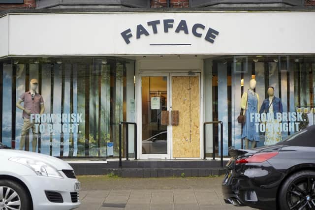 Fatface on Ecclesall Road. Picture Scott Merrylees