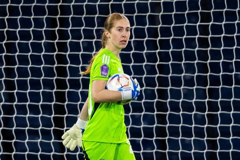 It appears the Man City stopper is now Scotland's number one goalkeeper and the chance to see her face  off against her former Lioness team mates adds an extra bit of space to the occasion.