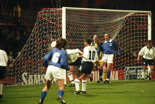 England Ladies v Italy Ladies at Roker Park November 1995. Were you there?