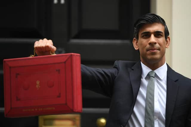 Chancellor of the Exchequer Rishi Sunak leaves Downing Street ahead of the March 2021 Budget. Picture by Getty Images