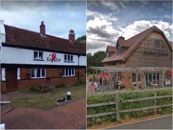The Red Lion and The Prince George were among the Milton Keynes favourites, as nominated by Citizen readers
