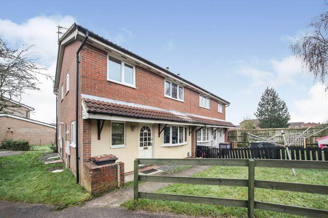 This property is described as a “cluster house” and an ideal first time buy or investment property. Situated in Wigmore, the two bedroom home is close to the countryside whilst also benefiting from local amenities, the airport, M1, A1, and Luton parkway train station. Guide price £170,000.