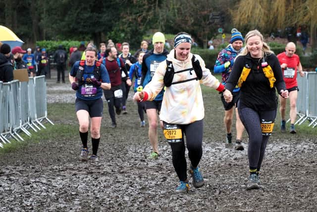 Mud, sweat and beers as runners squelch round