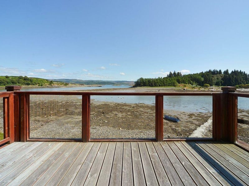 Boathouse balcony.