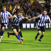 Winners - Liam Palmer of Sheffield Wednesday celebrates after scoring the team's fourth goal against Peterborough in their miraculous comeback (Picture: Matt McNulty/Getty Images)