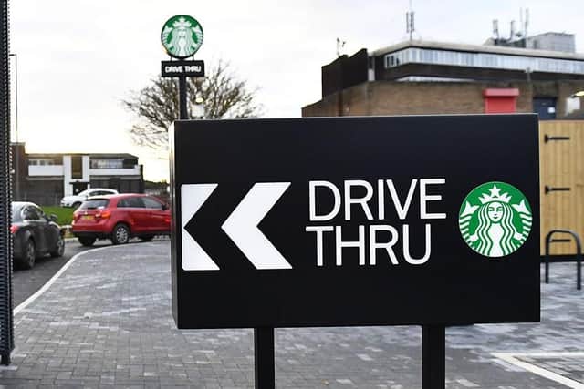 A drive-thru Starbucks will soon be opening in Sheffield. Picture by FRANK REID