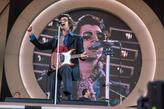 Arctic Monkeys perfoming at Hillsborough Park