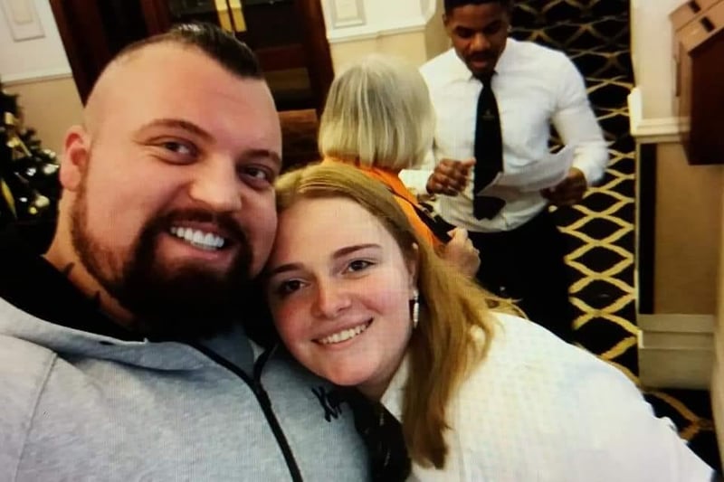 Greensmith Isabel with Eddie Hall.