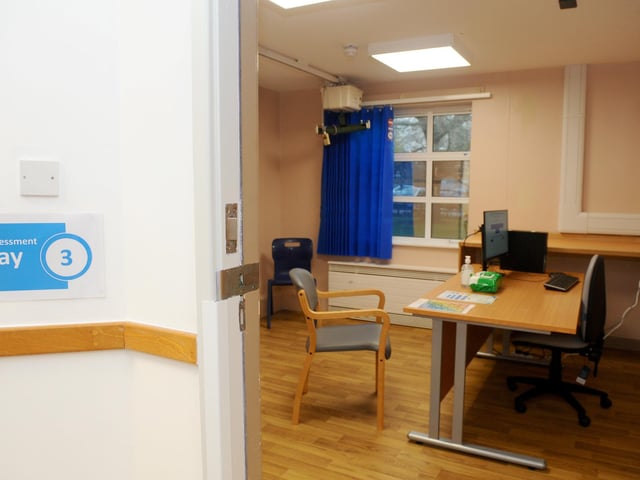 The Portsmouth NHS Covid-19 Vaccination Centre at Hamble House based at St James Hospital is set to open on Monday, February 1.
Picture: Sarah Standing (310121-1769)