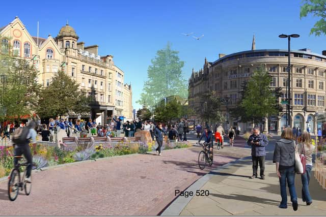 Impression of a revamped Fargate with new uses.