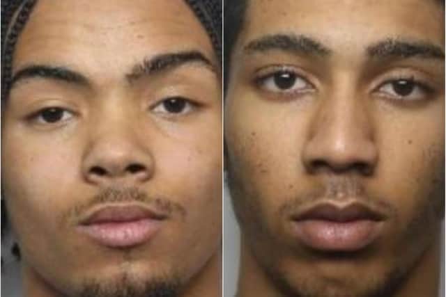 L- R: Isaac Ramsey and Ruben Monero have been jailed today over the death of Marcus Ramsay in Sheffield