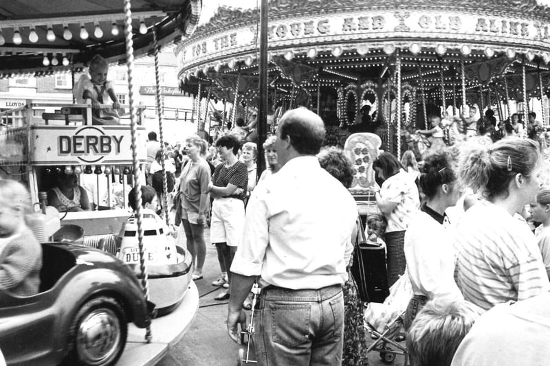 More rides from the Chesterfield medieval market in the 1990's