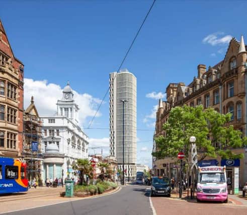 The 40-storey tower will be Yorkshire's tallest building when it's finished.