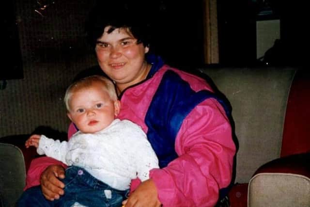 Patricia Grainger and her son Danny before she was killed in Parson Cross, Sheffield