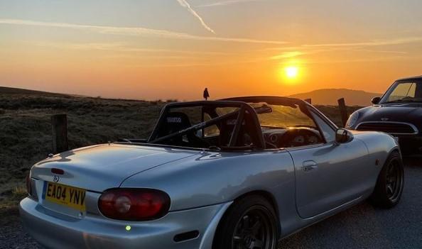 M4tt_mx5 writes: 'Nice little evening drive on Cat and Fiddle road."