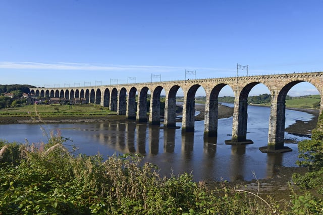 A beautiful walk along the north bank of the River Tweed which takes in Berwick's three bridges, part of the town's historic walls, with a final section to the end of the pier where you might be lucky enough to see a few dolphins and seals.