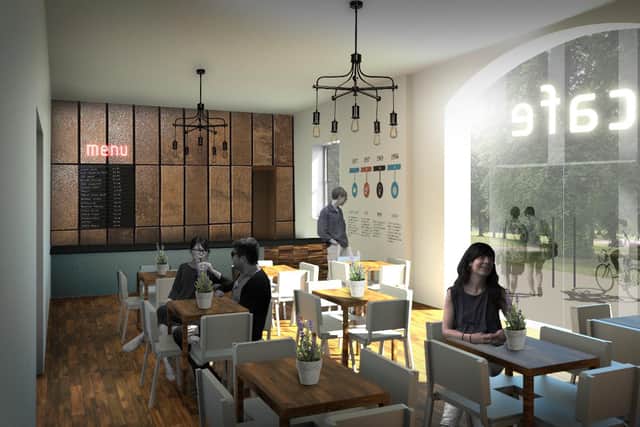 Artist's impression of the Old House cafe. Picture by Age UK Sheffield