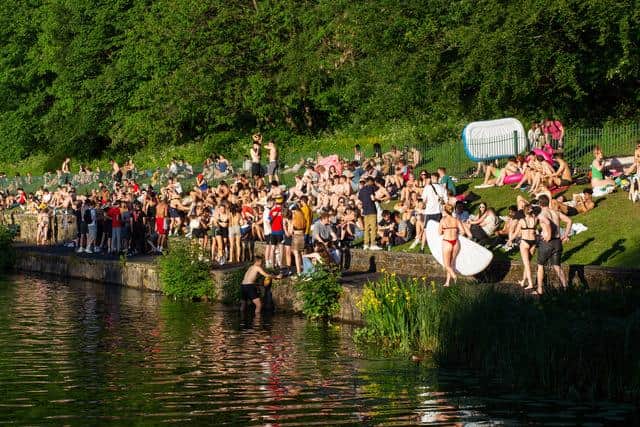 The lake is a magnet for swimmers in hot weather, despite repeated warnings from Sheffield Council and South Yorkshire Fire and Rescue that it's unsafe to bathe there.