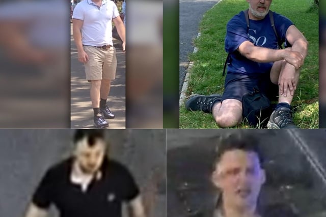 Police have released images of people they hope can help with their enquiries