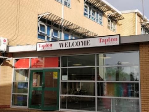 Tapton Secondary School, on Darwin Lane, issued 2 permanent exclusions during the 2021-22 academic year.