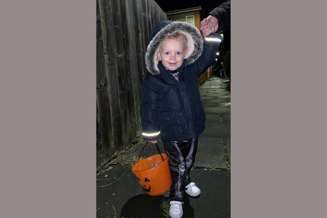 Two year old Archie went trick or treating for the first time this weekend!