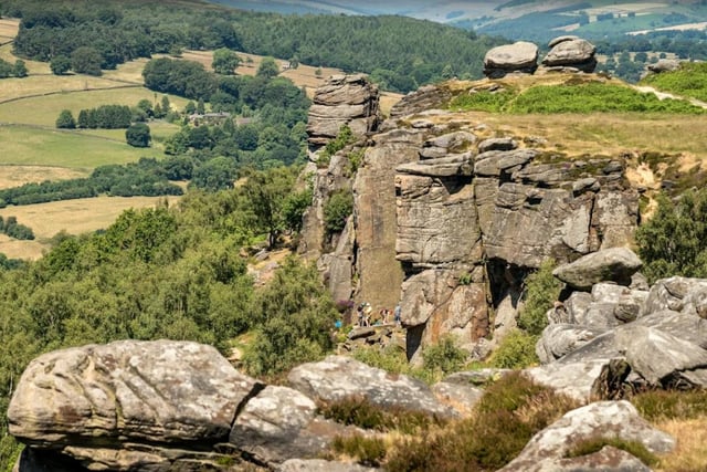Located near the Dark Peak, Froggatt Edge offers some stunning scenery, as well as a challenging climb. There's plenty of variation in difficulty, so don't worry if you're a rookie.