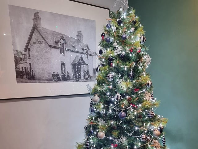 They've gone for a simple tree at The Scullery restaurant at the Newmachar Hotel.
Oldmeldrum Road, Aberdeen, www.newmacharhotel.co.uk