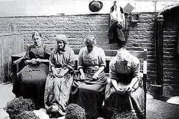 Inmates at Sheffield's workhouse in the 1800s