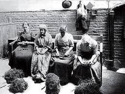 Inmates at Sheffield's workhouse in the 1800s