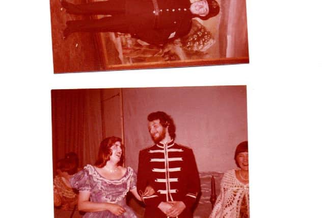 Photographs from the society's production of The Pirates of Penzance, in 1980.