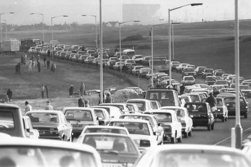 For more than two weeks in 1985, the 1,486 tonne coke carrying cargo ship the Anne was beached at Longscar Rocks. Look at the queues of traffic in Seaton Carew to see her.