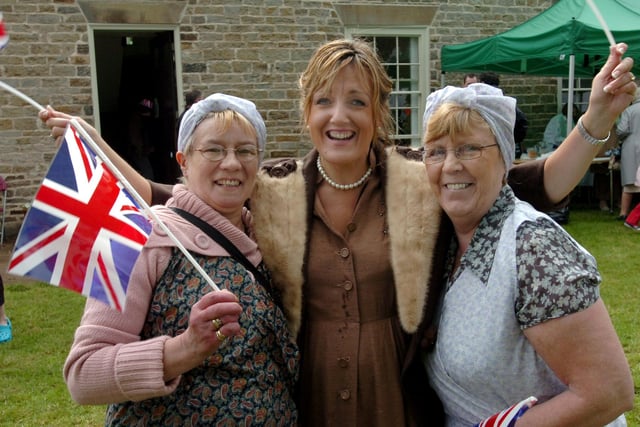 VE DAY PARTY  Celebrating at the 2007 VE Day party at Manor Oaks Farm, Sheffield are, left to right, June Mitchell, Rebecca Popple and Trish Wheatley