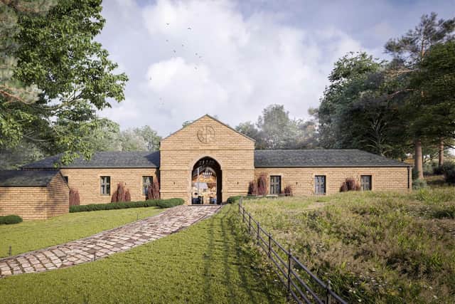The ambition is to build a large wedding and function hall on the former stableyard.